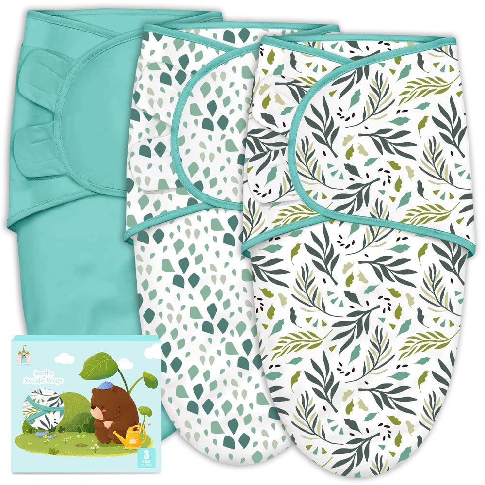Cute Castle Swaddle Sack product shot highlighting ergonomic design for newborn comfort
