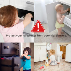 CUTESAFETY 3M adhesive pad close-up shows strong, damage-free mounting.