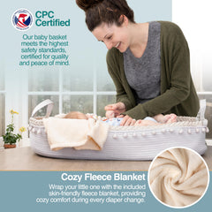 Cutiefy portable changing station with easy-carry handles for travel.