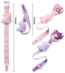 CutiePlusU adjustable-length clip with two button positions for 14 inches or 8.5 inches.