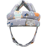CUXFLS baby safety helmet showing 360-degree protection for crawling toddlers