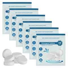 CUXFLS bottle washer tablets in resealable packs for easy storage and travel