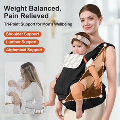Cuyemye carrier precision dial enables quick waist adjustments for secure fit
