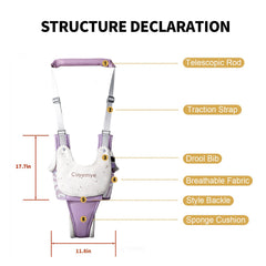 Cuyemye harness with adjustable straps detail for secure fit