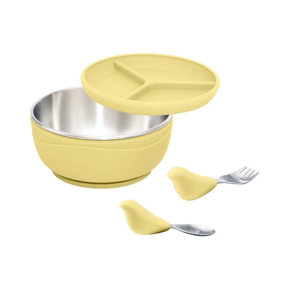 CYD TERRA PICABOO ergonomic fork and spoon for easy toddler self-feeding