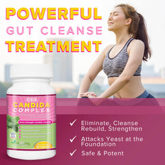 Cyrixs Health Candida Complex capsules ready for daily use and support.