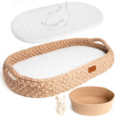 D'OR BABY changing basket with soft pad for comfortable diaper changes.