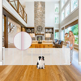 Dabormi 100-wide retractable gate closed for wide openings and safety.