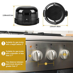 Dabormi stove knob covers adhesive ensures a secure, wobble-free hold.