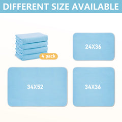 DAHAPYBOO underpads withstand up to 700 washes while staying comfortable.