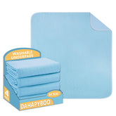 DAHAPYBOO washable underpads pack provides versatile bed and furniture protection.
