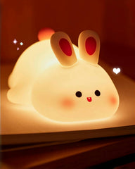 Daixinde big-face rabbit night light offers a comforting bedtime glow for kids.