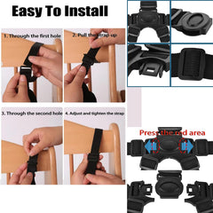 Dakexiong universal harness strap assembly closeup highlights durable nylon construction