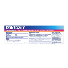 Daktozin forms a protective barrier with zinc oxide for moisture defense.