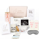 DAMCONME pregnancy gift box candle creates a calming atmosphere for expectant moms.