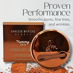 Danessa Myricks Yummy Skin Blurring Balm Powder delivers a natural soft matte finish.