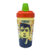 Daphyls Elvis Love Me Tender sippy cup front view, BPA-free and kid-friendly on-the-go.