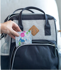 No-rinse cleaning with Dapple wipes leaves pump components ready for use