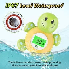 Dar Darouxiao digital bath thermometer in water provides instant readings