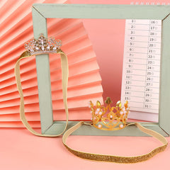DatingShiny glitter crown headband for pageants and special occasions with eye-catching shine.