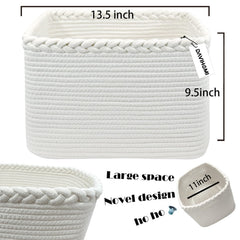DAVIHOMI basket stores toys and keeps play areas tidy.
