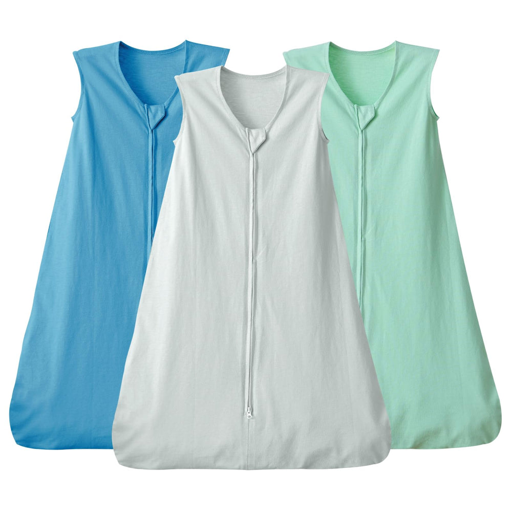 David's Kids sleep sack close-up shows soft breathable cotton for delicate baby skin