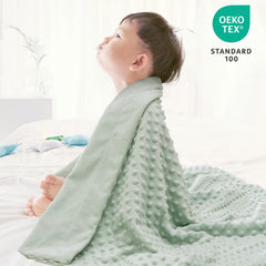 David's Kids double-layer Minky blanket front and back fleece for versatile warmth