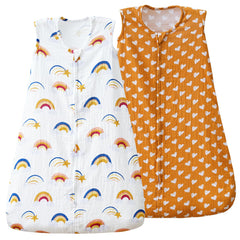 David's Kids muslin sleep sack in soft fabric for gentle sleeps.