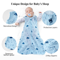 David's Kids 2-way zipper sleep sack for easy night-time diaper changes