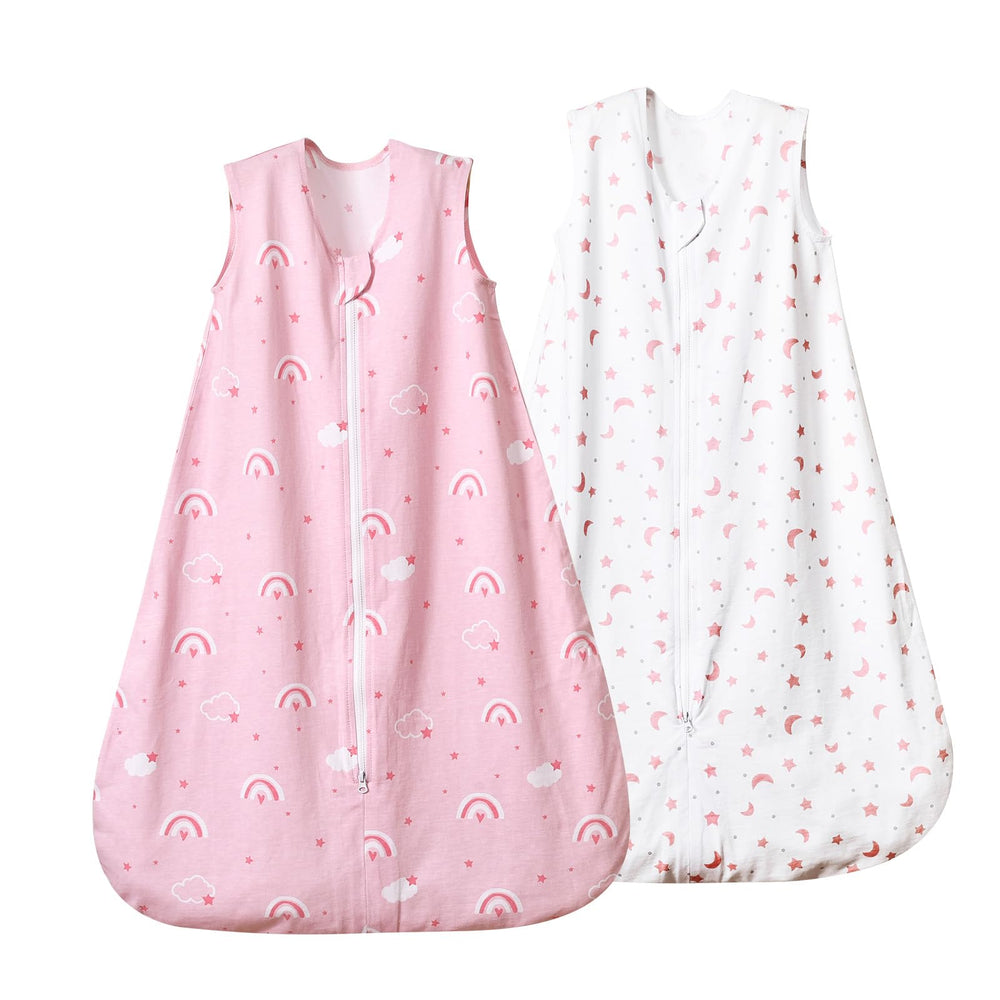 David's Kids rainbow sleep sack 2-pack for easy baby sleep