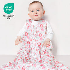 David's Kids sleep sack features a durable two-way zipper with protective cover.