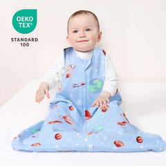 David's Kids sleep sack, 2-way zip: easy diaper changes without waking baby.