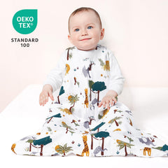 David's Kids sleep sack side view showing sleeveless design for arm movement