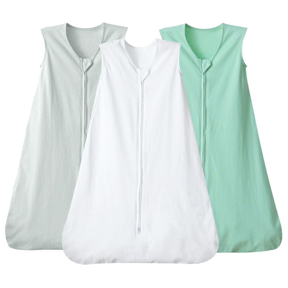 David's Kids sleep sack top view shows soft cotton comfort for gentle sleep.