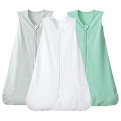 David's Kids sleep sack top view shows soft cotton comfort for gentle sleep.