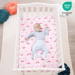 David's Kids soft microfiber sheets provide breathable comfort for nap time
