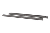 DaVinci hidden hardware rail in slate provides sturdy support for crib-to-bed conversions.