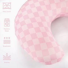 DAYEEBALL nursing pillow cover in summer breathable polyester keeps baby comfortable and stylish.