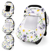 DAYEEBALL baby car seat cover with soft plush dots for cozy comfort