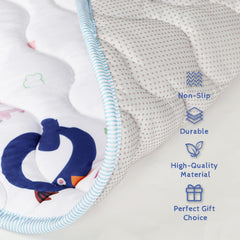 DAYEEBALL play mat shows non-slip bottom for stable tummy time