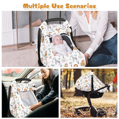 DAYEEBALL infant winter canopy with double-layer fabric for warmth