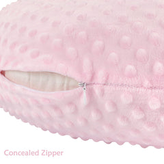 DAYEEBALL nursing pillow cover featuring a large zipper for easy changes