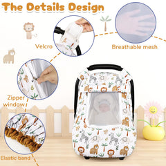 DAYEEBALL mesh ventilation window provides airflow and baby visibility