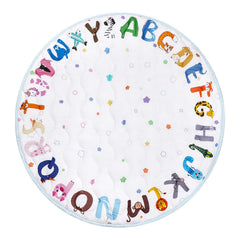 DAYEEBALL round baby play mat with soft padding for safe crawling on floors