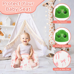 DAYEEBALL soft breathable fabric seat cover for Bumbo, skin-friendly and comfortable.