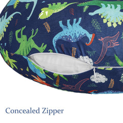 DAYEEBALL stretchy-fit nursing cover provides snug wrap around nursing pillows