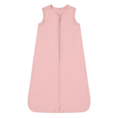 DaysU cotton baby sleep sack pink front view, soft breathable fabric for newborn skin