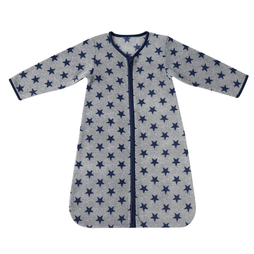 DaysU micro fleece sleep sack in navy star pattern for cozy naps.