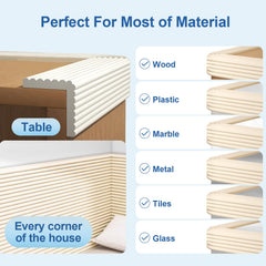 DBYDBY strong adhesion edge guard demonstrates firm sticking to furniture