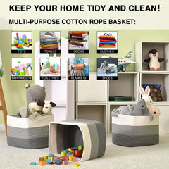 Dcerzxzci baskets in a living room setup blending storage and decor.
